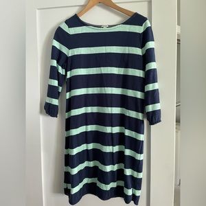 J. Crew Striped Shift Dress